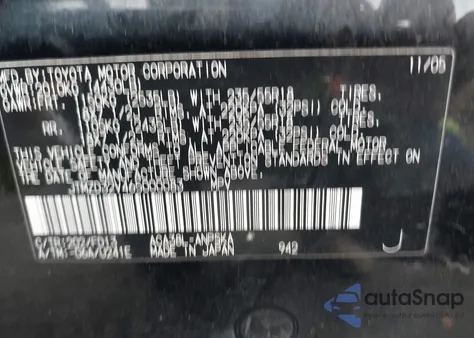 2006 Toyota Rav4 Sport from USA, damaged, VIN JTMZD32V465000083